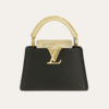 Louis Vuitton Capucines Mini Handle Black 8.3 Inches