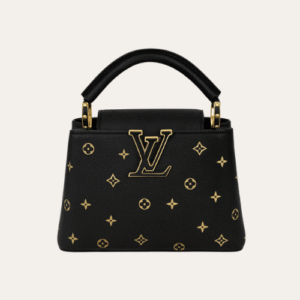 Louis Vuitton Capucines Mini Monogram Starry Night Black 7.9 Inches