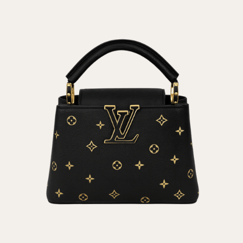 Louis Vuitton Capucines Mini Monogram Starry Night Black 7.9 Inches