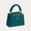 Louis Vuitton Capucines Mini Turquoise 7.9 Inches