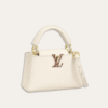 Louis Vuitton Capucines Mini White 8.7 Inches