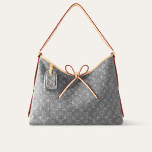 Louis Vuitton Carryall Mm Washed Gray Denim 15.3 Inches M13289