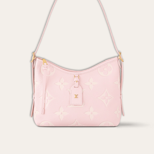 Louis Vuitton Carryall PM Bicolor Monogram Empreinte Pink Quartz 11.6 Inches M14209