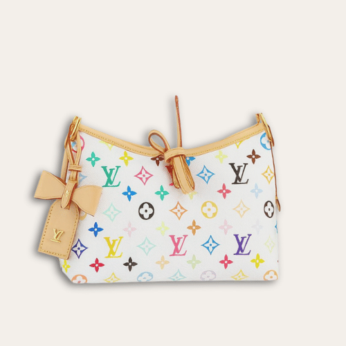 Louis Vuitton Carryall BB Multicolor White 9.8 Inches