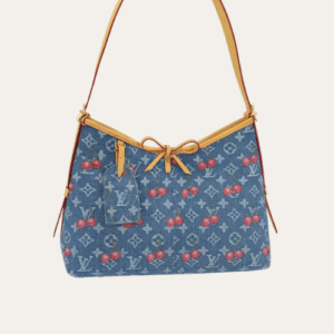 Louis Vuitton Carryall Denim Cherry Monogram 11.4 Inches