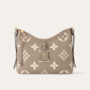 Louis Vuitton Carryall PM Bicolor Monogram Empreinte Tourterelle Beige 11.6 Inches