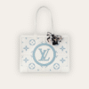 AURLV-BAG1336.png Louis Vuitton Onthego Tote Bag White / Blue 15.7 Inches