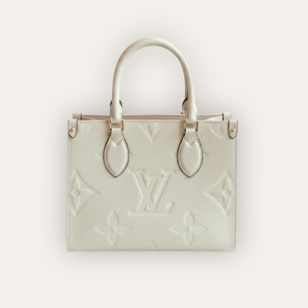 Louis Vuitton Onthego PM Cream Monogram 9.8 Inches
