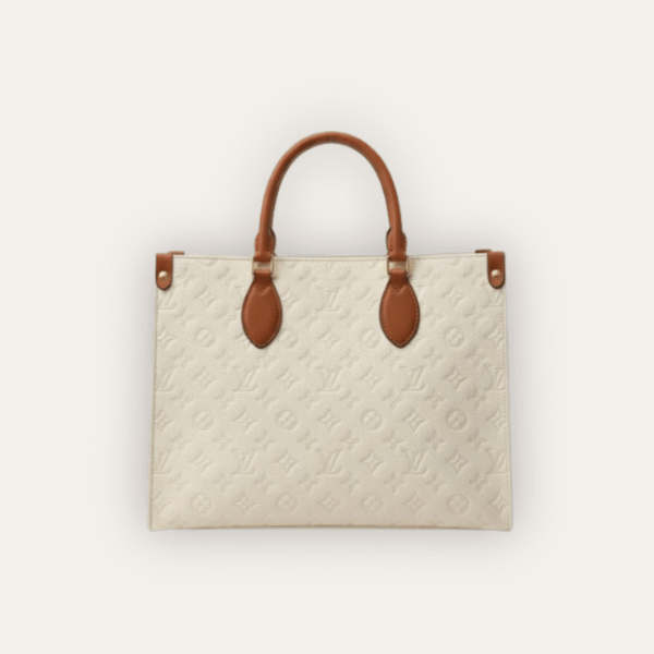 Louis Vuitton Onthego MM Cream Monogram 13.8 Inches