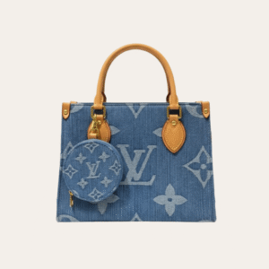 Louis Vuitton Onthego Small Denim Monogram 9.8 Inches