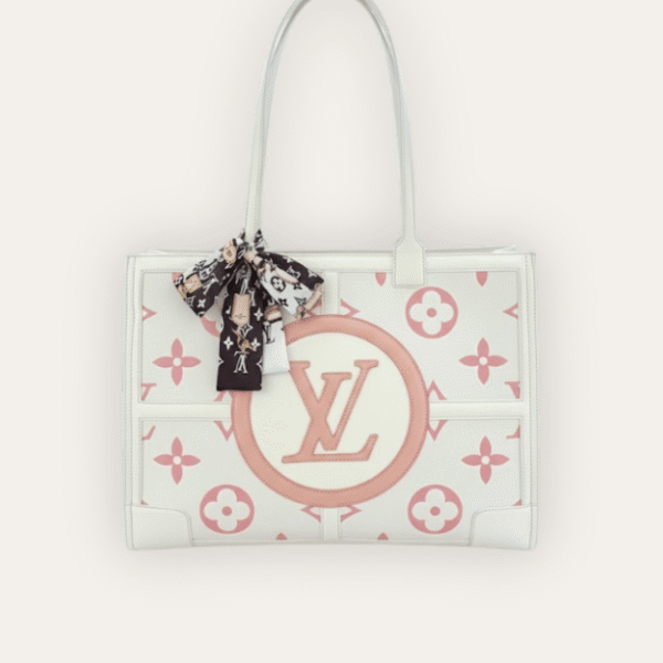 AURLV-BAG1355.png Louis Vuitton Onthego Small Ivory Strawberry Cream Monogram 9.8 Inches