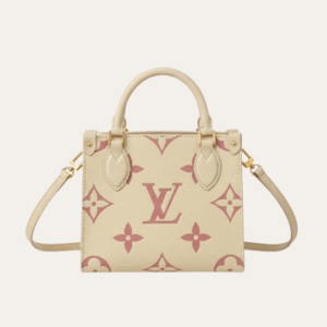 Louis Vuitton Onthego Mini Monogram Ivory Pink 7 Inches