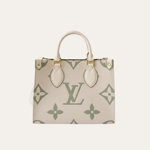 Louis Vuitton Onthego Small Monogram Ivory Sage 9.8 Inches