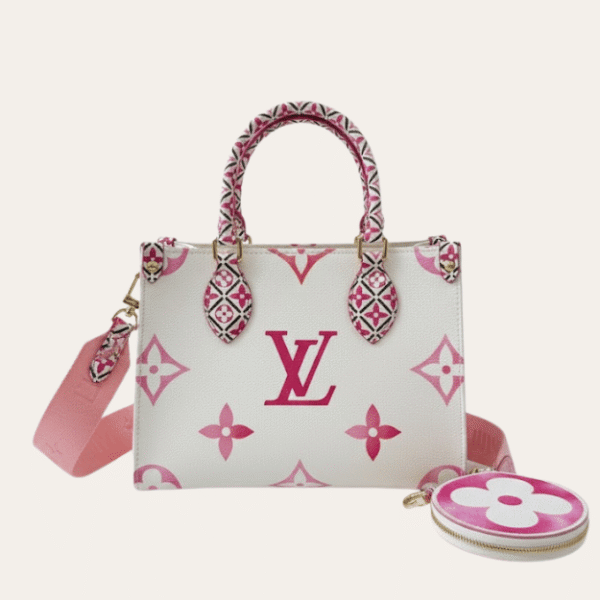 Louis Vuitton Onthego PM Summer Limited Edition Pink 9.8 Inches