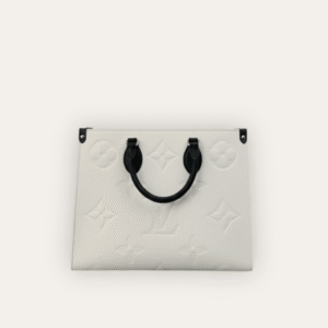 Louis Vuitton Onthego MM Monogram Cream Black 13.4 Inches