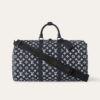 AURLV-BAG1364 Louis Vuitton Keepall 40 Monogram Eclipse Dark Navy 15.7 Inches