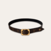 Louis Vuitton Belt Monogram Brown Golden