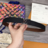 AURLV-BELT1006.png Louis Vuitton 40Mm Reversible Belt Black Silver
