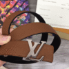 AURLV-BELT1006-3.png Louis Vuitton 40Mm Reversible Belt Black Silver