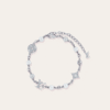Louis Vuitton Monogram Pearl Charm Bracelet Silver-Tone