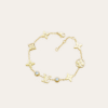 Louis Vuitton Monogram Flower Charm Bracelet Gold-Tone