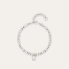 Louis Vuitton Lv Charm Bead Bracelet Silver-Tone