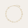 Louis Vuitton Monogram Bloom Necklace Gold-Tone