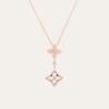 Louis Vuitton Color Blossom Double Star Necklace Q94676