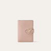 Louis Vuitton Vertical Compact Wallet Capucines Taurillon Pink 3.5 Inches M82198