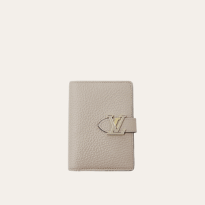 Louis Vuitton Vertical Compact Wallet Capucines Beige 3.5 Inches M82198