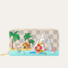 AURLV-WALLET1006 Louis Vuitton Zippy Wallet Vivienne Damier Azur Beige 7.7 Inches N40507