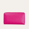 AURLV-WALLET1010-3 Louis Vuitton Zippy Round Long Wallet Nanogram Pink 7.7 Inches M82233