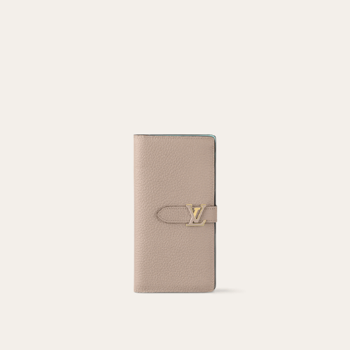 Louis Vuitton Vertical Wallet Galet Beige 7.5 Inches M81499