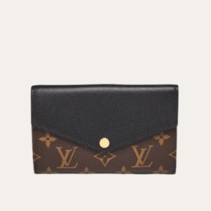 Louis Vuitton Compact Wallet Pallas Monogram Black 6 Inches M60140