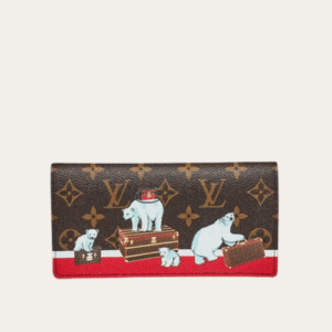 Louis Vuitton Zippy Wallet Monogram Polar Bear Animation 7.5 Inches M62086
