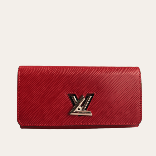 Louis Vuitton Twist Wallet Epi Cerise 7.5 Inches M67510