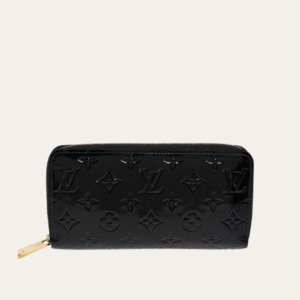 Louis Vuitton Zippy Wallet Monogram Vernis Black Magnetique 7.5 Inches M91457