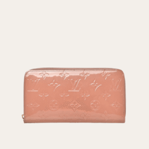 Louis Vuitton Zippy Wallet Monogram Vernis Rose Ballerine 7.5 Inches M91457
