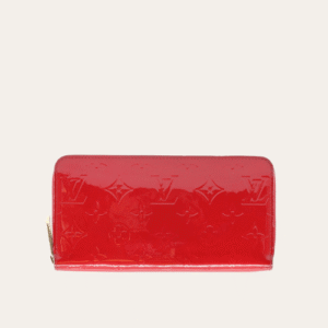 Louis Vuitton Zippy Wallet Monogram Vernis Pomme D’amour 7.5 Inches M91457