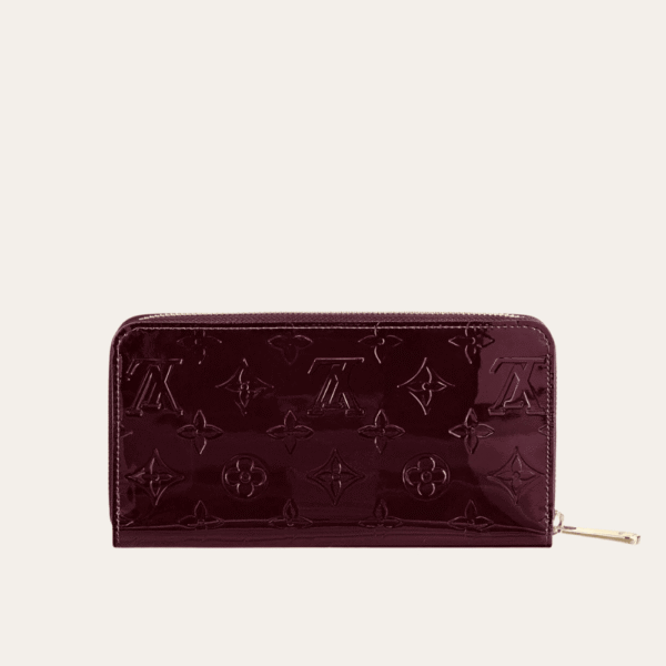 Louis Vuitton Zippy Wallet Monogram Vernis Amarante 7.5 Inches M91457