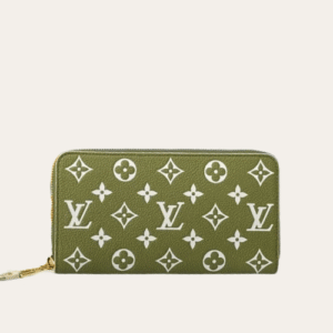 Louis Vuitton Zippy Wallet Monogram Empreinte Green M81279 7.5 Inches