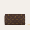 Louis Vuitton Zippy Wallet Monogram Empreinte Brown 7.5 Inches M91457