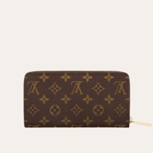 Louis Vuitton Zippy Wallet Monogram Empreinte Brown 7.5 Inches M91457