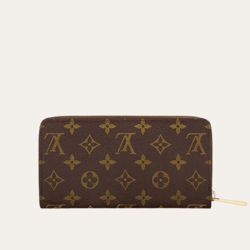 Louis Vuitton Zippy Wallet Monogram Empreinte Brown 7.5 Inches M91457