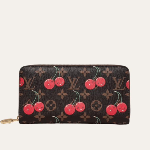 Louis Vuitton Zippy Wallet Murakami Cherry 7.5 Inches