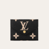 Louis Vuitton Victorine Wallet Bicolor Black/Beige 4.7 Inches M80969