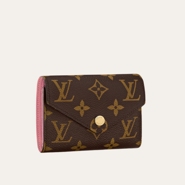 Louis Vuitton Victorine Wallet Monogram Rose Ballerine 4.7 Inches M62360