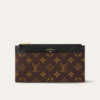 AURLVWALLET1043 Louis Vuitton Slim Purse Monogram Brown 7.9 Inches M80348
