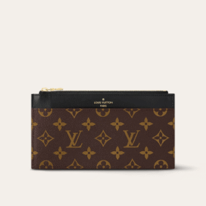Louis Vuitton Slim Purse Monogram Brown 7.9 Inches M80348