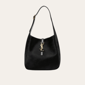 Saint Laurent Le 5 À 7 Hobo Bag Black 9.8 Inches
